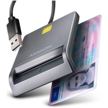 AXAGON Compact desktop USB contact Smart card/ID c