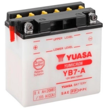 Startera akumulatoru baterija YUASA YB7-A