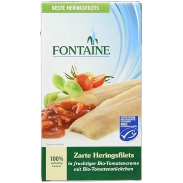 Fontaine Delicate siļķes filejas augļu organiskā t