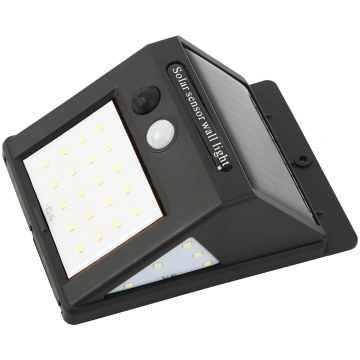 Solar wall light with motion sensor 6W 5500K LED
