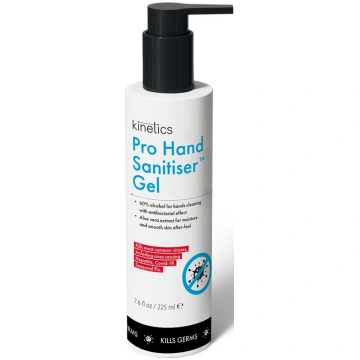 KINETICS Pro Hand Sanitiser Gel, roku dezinfekcija