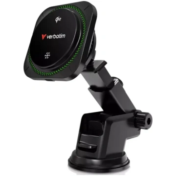 Verbatim Qi2 Magnetic Car Smartphone Holder with F