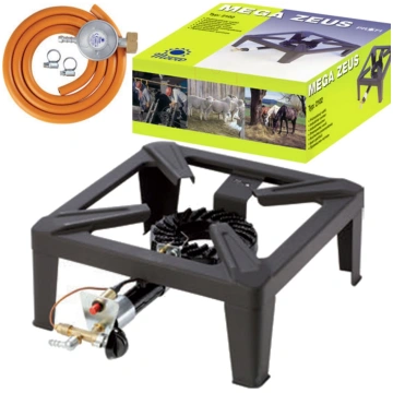 Rūpnieciskā gāzes plīts MEGA ZEUS 7kW 40x40cm ar l