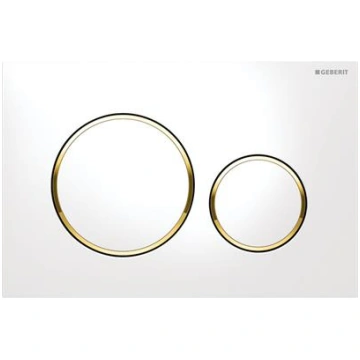 Placca di comando geberit sigma 20 round bianco e 
