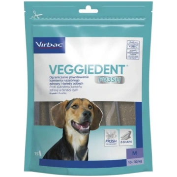VIBRAC Veggiedent Fresh M - dog treat - 352,5g