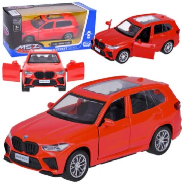 Metāla automašīna BMW X5M, sarkana Welly