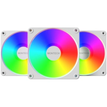 CASE FAN 120MM GF120R V2/ARGB PWM 3I1 (W) MONTECH
