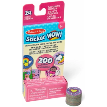 Uzlīme, komplekts Melissa & Doug Sticker WOW! Favo