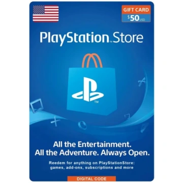 Sony PlayStation Store 50 USD Gift Card USA
