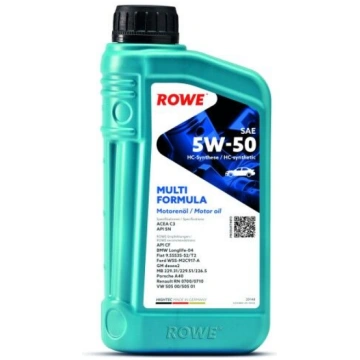 5W-50 1L Motoreļļa ROWE MULTI FORMULA pilnīgi sint