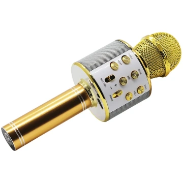 Bezvadu mikrofons Manta MIC10-G, zelta krās
