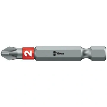Screwdriver bit; Phillips; PH2; 1/4"; Overall len: