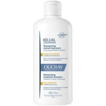 Kelual Squanorm Dry Dandruff Shampoo 400 ml Ducray