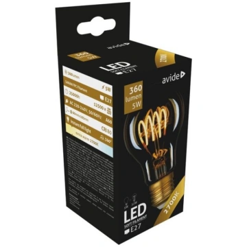 LED lampa AVIDE 5W E27 Soft Filament