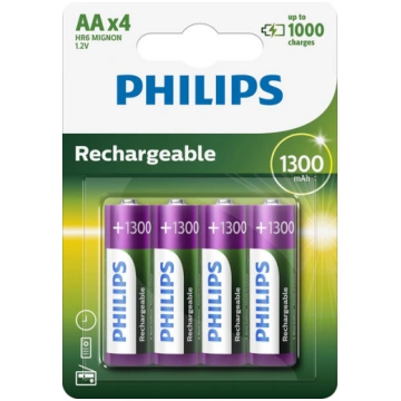 Philips AA NiMH elementi, 4 gab