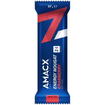 Enerģijas batoniņš Amacx Energy Nougat 37 g Cranbe