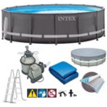 Intex Virszemes baseins - ULTRA FRAME POOL SET 6,1