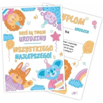 A5 dzimšanas dienas diploms abpusējs 5gab - LearnH