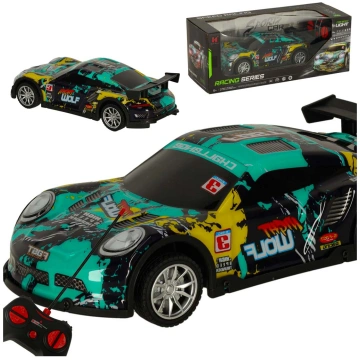 Zili zaļš sporta tālvadības auto RC - remote contr