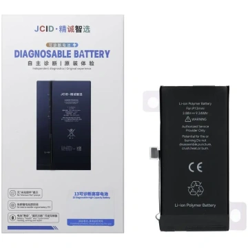 JCID Diagnosable iPhone 13 Mini Battery, 2406 mAh 