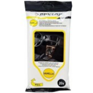 Dunlop Dashboard Wipes Vanilla 20pcs Salona kopšan