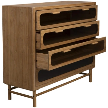 Drawer Caroun Wide Zuiver, DUTCH BONE, White
