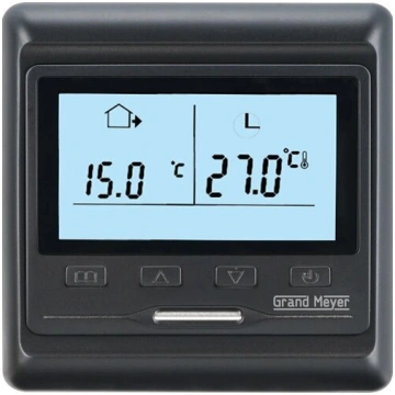 Programmējams temperatūras regulators HW800, 16A, 