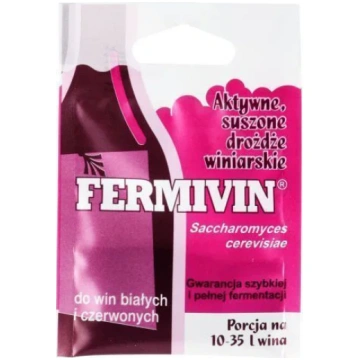 Aktīvās vīna rauga BIOWIN Fermivin, baltās un sark