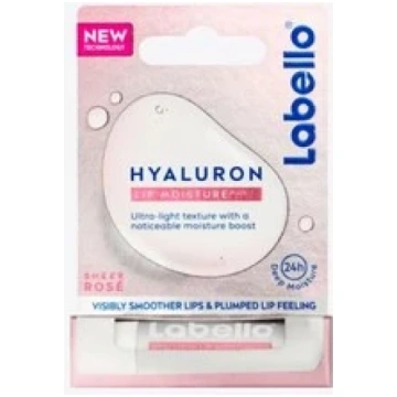 Labello Hyaluron Lip Moisture Plus Sheer Rosé - lū