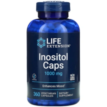 Inositol Caps 1000 mg Life Extension 360 vcaps