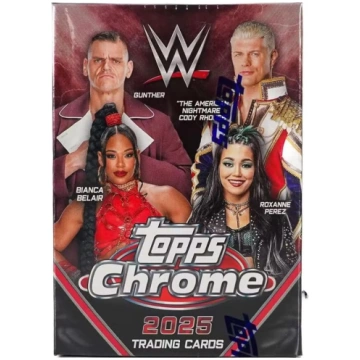 2025 Topps Chrome WWE Wrestling 7-pakas Blaster ti