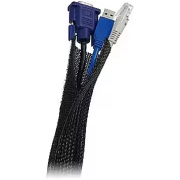 Logilink - Flexible Cable Organizer, Black (KAB000