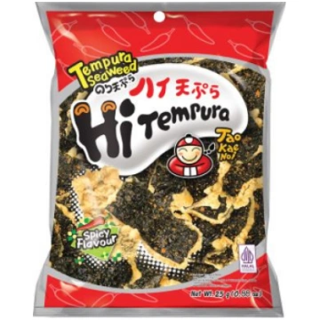 Jūraszāļu čipsi tempurā Tao Kae Noi Spicy, 40g