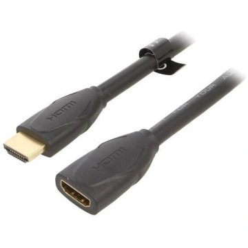Cable; HDMI socket,HDMI plug; PVC; HDMI 2.0; 2m; b