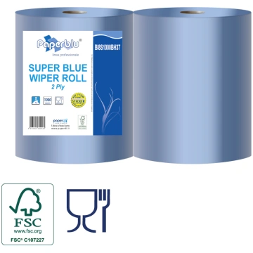Industriālais papīrs, SUPER BLUE, zils, celuloza, 