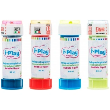 Krāsainie ziepju burbuļi 60ml iPlay