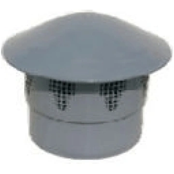 Ventilācijas caurule DN110 īsa, PP, pelēka Aliaxis