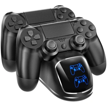 Divkārša uzlādes stacija PS4 pultīm, DualShock 4 l