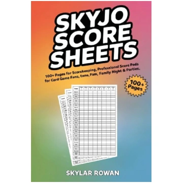 SKYJO Score Sheets: 100+ Pages for Scorekeeping, P