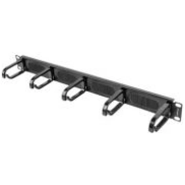 Lanberg 19" cable management brush panel 5 rings t