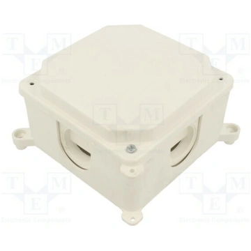 Enclosure: junction box; X: 103mm; Y: 103mm; Z: 60