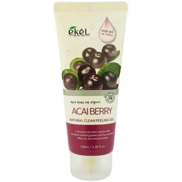 Ekel Acai Berry pīlinga gels sejai ar asai ogu eks