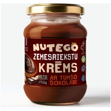 Zemesriekstu sviests NUTEGO ar tumšo šokolādi, 250