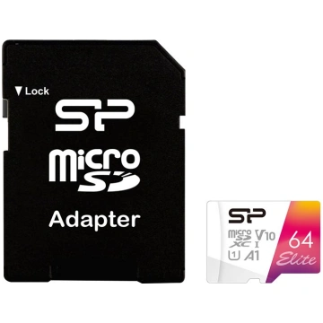 SILICON POWER Elite - flash memory card - 64 GB - 