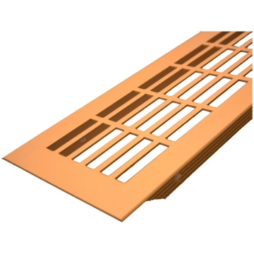 Ventilācijas režģis 480 x 80mm, satīna zelts
