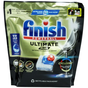 Finish tabletes trauku mazgāšanai Ultimate Powerba