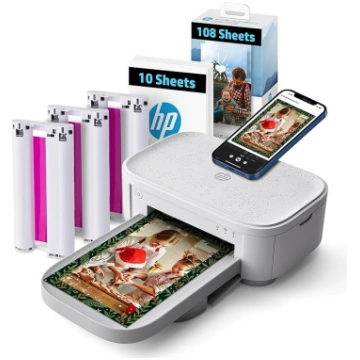 HP Sprocket Studio Plus bezvadu tūlītējās krāsainā