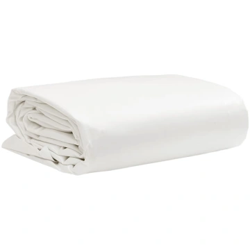 Brezenta pārklājs, balts, 2,5x3,5 m, 650 g/m²