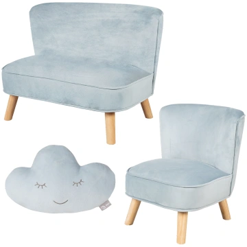 ROBA Lil Sofa bērnu mēbeļu komplekts ar mākoņa spi