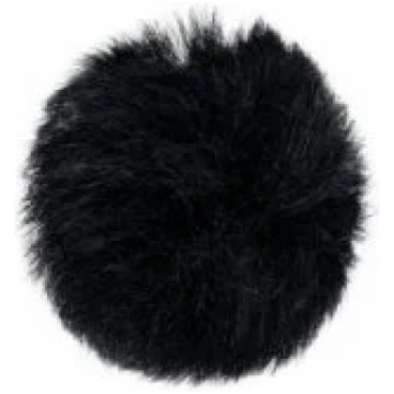 HOLLYLAND Lark Max 2 Furry Windshield Black mikrof